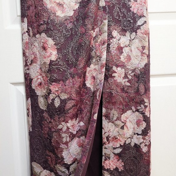 COPY - Adrianna Papell Metallic Floral-Print Gown… - Picture 5 of 9